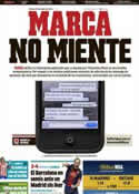 Portada diario Marca del 25 de Enero de 2013