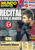 Portada Mundo Deportivo del 25 de Enero de 2013