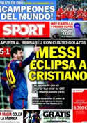 Portada diario Sport del 28 de Enero de 2013