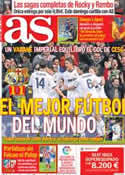 Portada diario AS del 31 de Enero de 2013