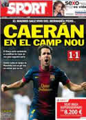 Portada diario Sport del 31 de Enero de 2013