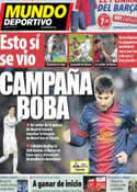 Portada Mundo Deportivo del 2 de Febrero de 2013