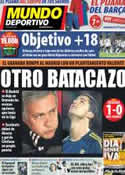 Portada Mundo Deportivo del 3 de Febrero de 2013