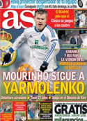 Portada diario AS del 8 de Febrero de 2013