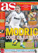 Portada diario AS del 9 de Febrero de 2013