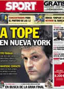 Portada diario Sport del 9 de Febrero de 2013