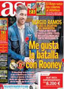 Portada diario AS del 11 de Febrero de 2013