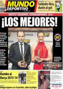 Portada Mundo Deportivo del 12 de Febrero de 2013