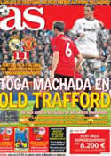 Portada diario AS del 14 de Febrero de 2013