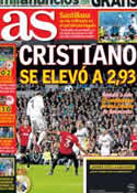 Portada diario AS del 15 de Febrero de 2013