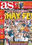 Portada diario AS del 16 de Febrero de 2013