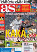 Portada diario AS del 18 de Febrero de 2013