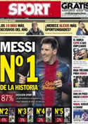 Portada diario Sport del 18 de Febrero de 2013