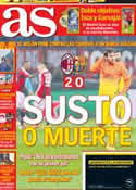 Portada diario AS del 21 de Febrero de 2013