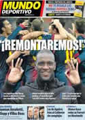 Portada Mundo Deportivo del 22 de Febrero de 2013