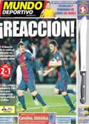 Portada Mundo Deportivo del 24 de Febrero de 2013