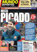 Portada Mundo Deportivo del 26 de Febrero de 2013