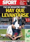 Portada diario Sport del 27 de Febrero de 2013