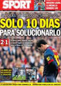 Portada diario Sport del 3 de Marzo de 2013