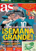 Portada diario AS del 6 de Marzo de 2013