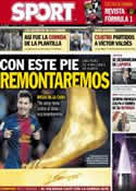 Portada diario Sport del 7 de Marzo de 2013