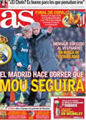 Portada diario AS del 8 de Marzo de 2013