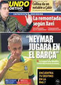 Portada Mundo Deportivo del 8 de Marzo de 2013