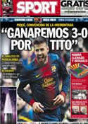 Portada diario Sport del 11 de Marzo de 2013