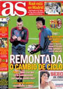 Portada diario AS del 12 de Marzo de 2013