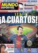 Portada Mundo Deportivo del 12 de Marzo de 2013