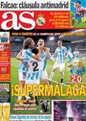 Portada diario AS del 14 de Marzo de 2013