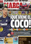 Portada diario Marca del 15 de Marzo de 2013