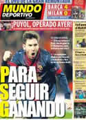 Portada diario Sport del 16 de Marzo de 2013