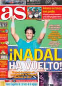 Portada diario AS del 18 de Marzo de 2013