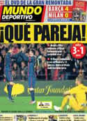 Portada Mundo Deportivo del 18 de Marzo de 2013