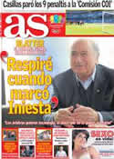 Portada diario AS del 19 de Marzo de 2013