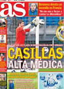 Portada diario AS del 20 de Marzo de 2013