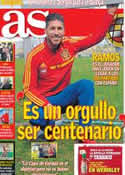 Portada diario AS del 21 de Marzo de 2013