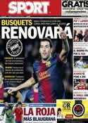 Portada diario Sport del 22 de Marzo de 2013