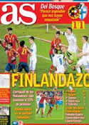 Portada diario AS del 23 de Marzo de 2013