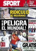 Portada diario Sport del 23 de Marzo de 2013