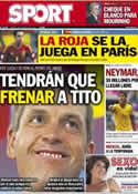 Portada diario Sport del 26 de Marzo de 2013