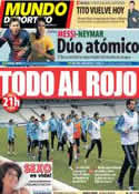 Portada Mundo Deportivo del 26 de Marzo de 2013