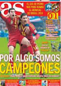 Portada diario AS del 27 de Marzo de 2013