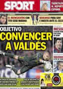 Portada diario Sport del 28 de Marzo de 2013