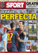 Portada diario Sport del 31 de Marzo de 2013