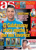 Portada diario AS del 2 de Abril de 2013