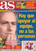 Portada diario AS del 3 de Abril de 2013