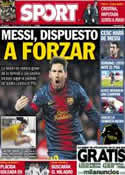 Portada diario Sport del 4 de Abril de 2013