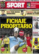 Portada diario Sport del 5 de Abril de 2013